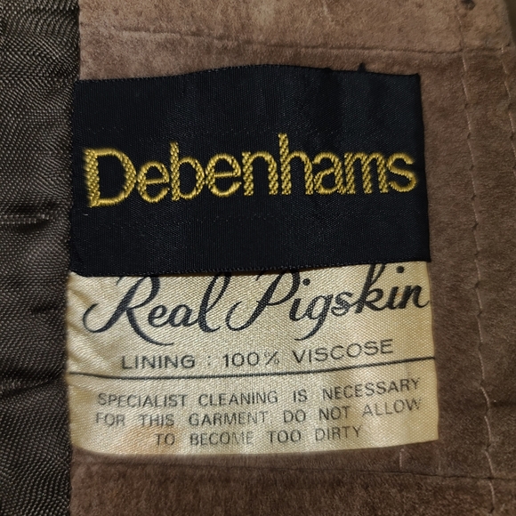 Debenhams 60s-1970s Leather Trench Coat - Picture 6 of 7